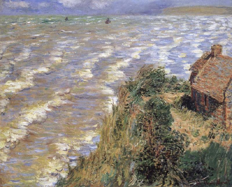 Claude Monet Customs House at Varengeville Norge oil painting art